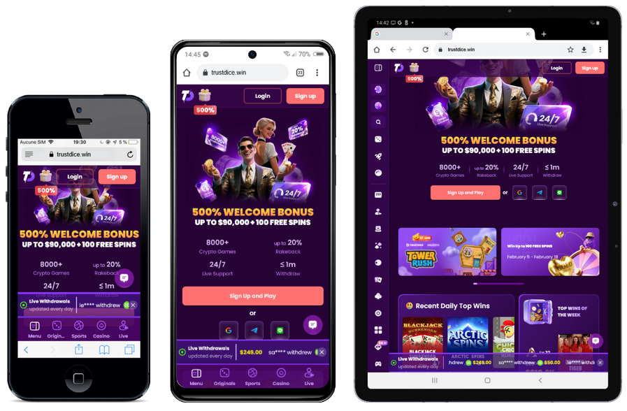 trustdice casino mobile