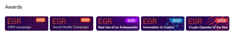 bitcasino.io awards