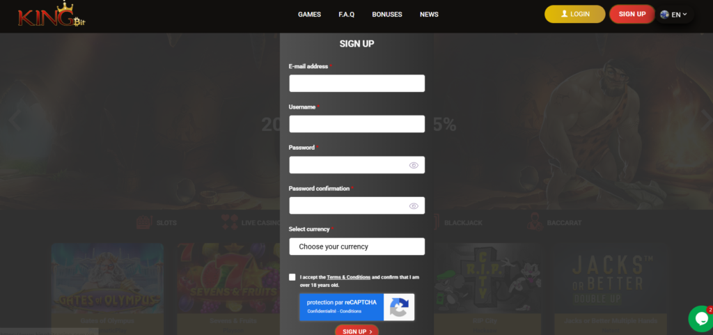 kingbit registration