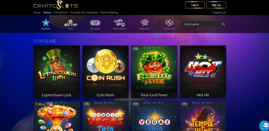 cryptoslots games