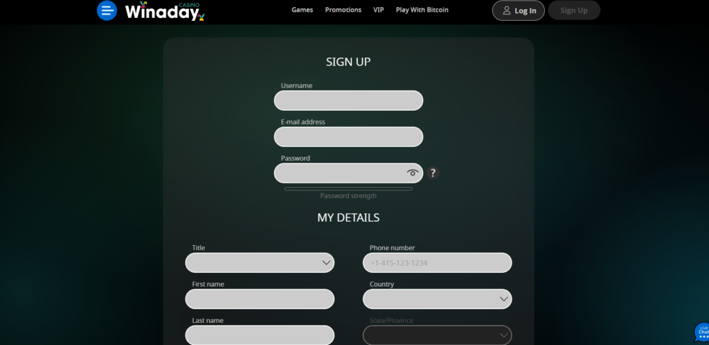 winaday sign up