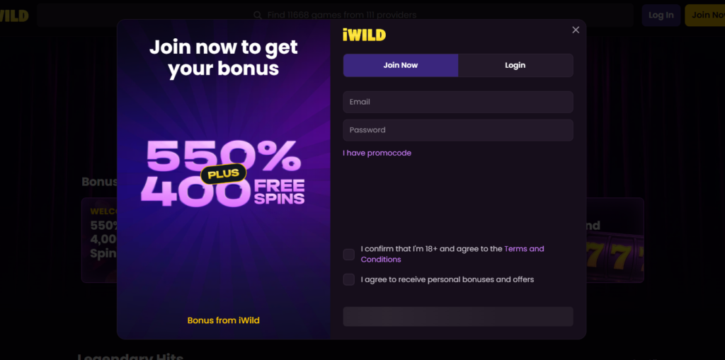 iwild sign up