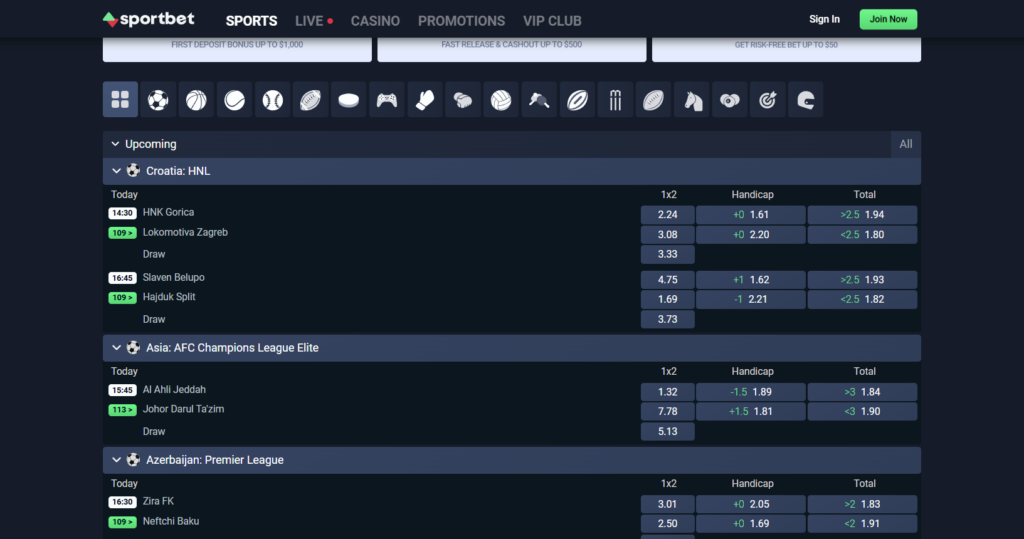 sportbet bookmaker