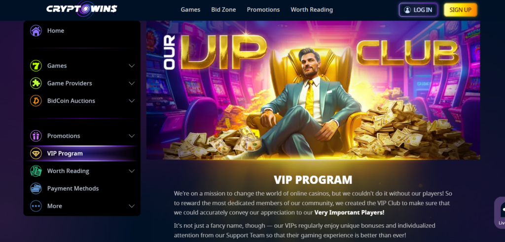 club vip cryptowins