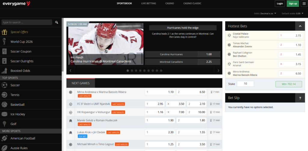 sportbook everygame