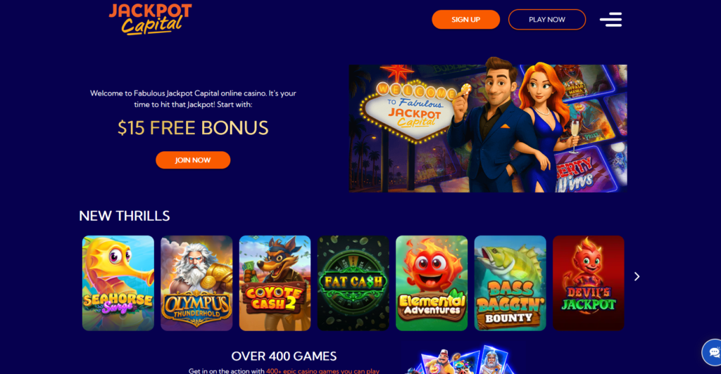 jackpot capital home
