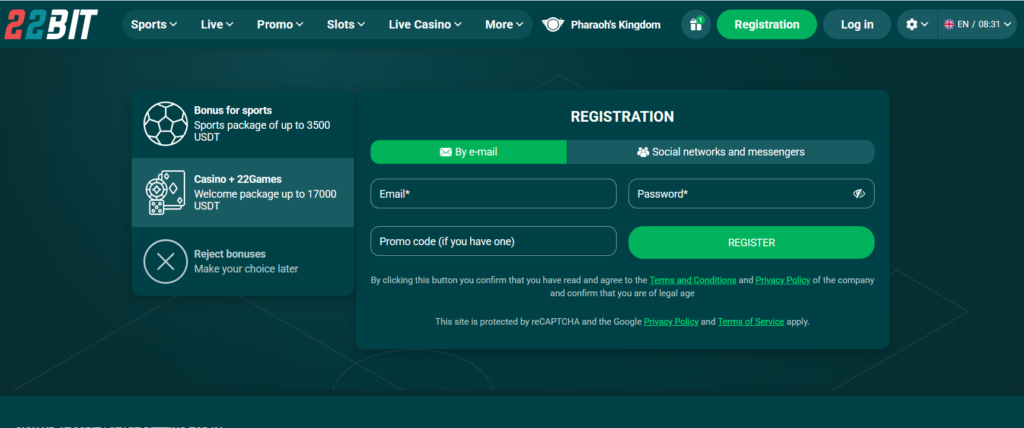 22bit registration