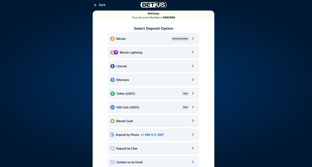 betus banking