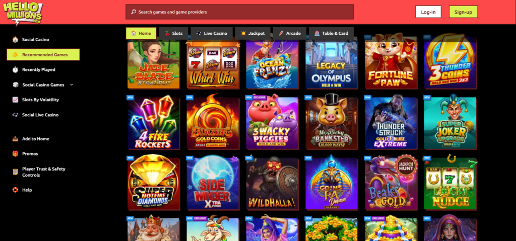hello millions games