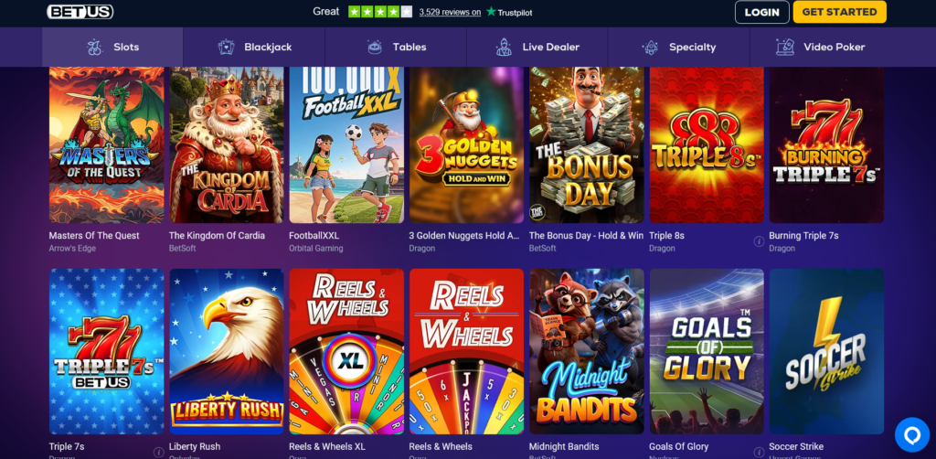 betus games