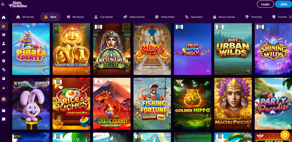 slots paradise games