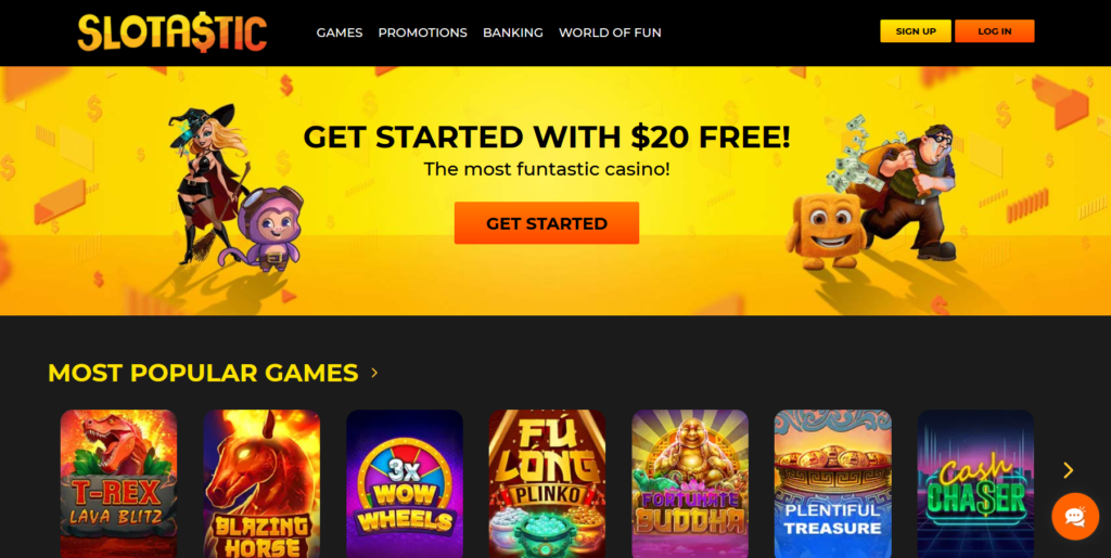 slotastic casino home