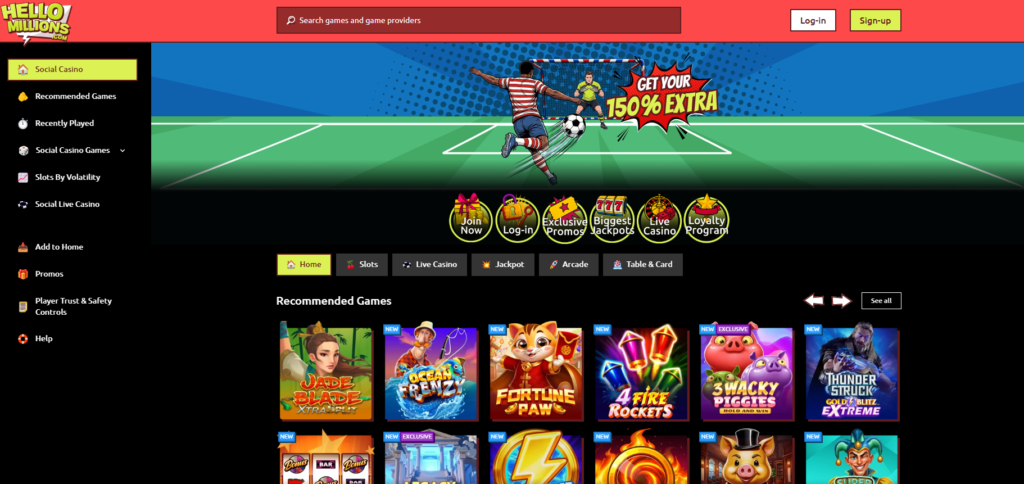 hello millions casino