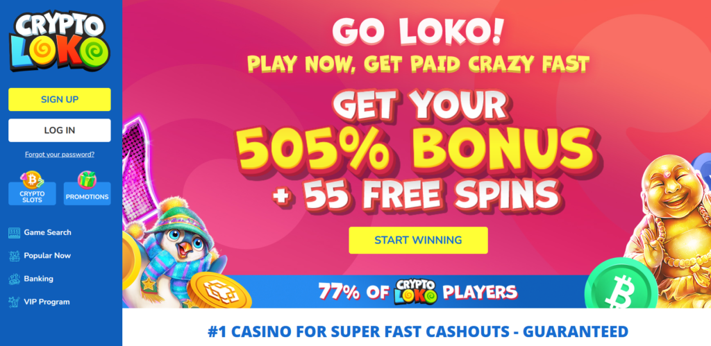 crypto loko home