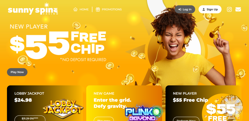spinny spins casino home