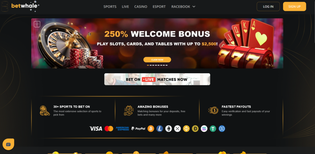 betwhale casino home
