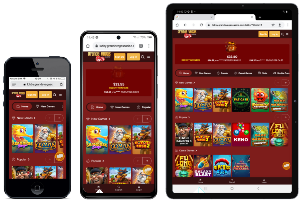 grande vegas mobile