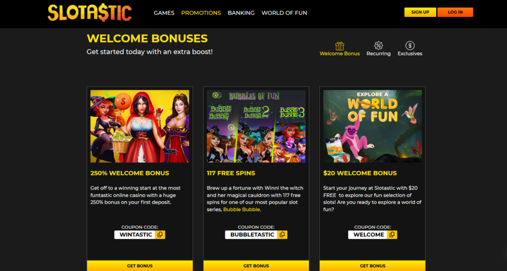 slotastic promos