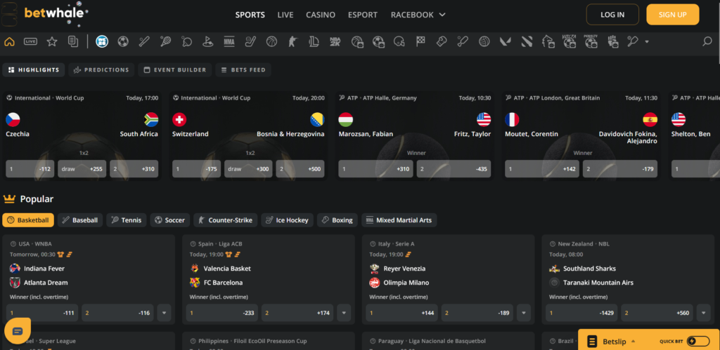 betwhale sportsbook