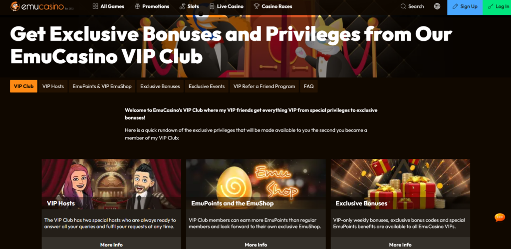 emucasino vip club