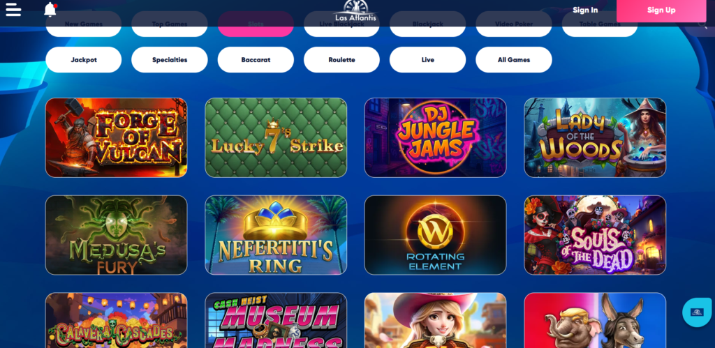 las atlantis games