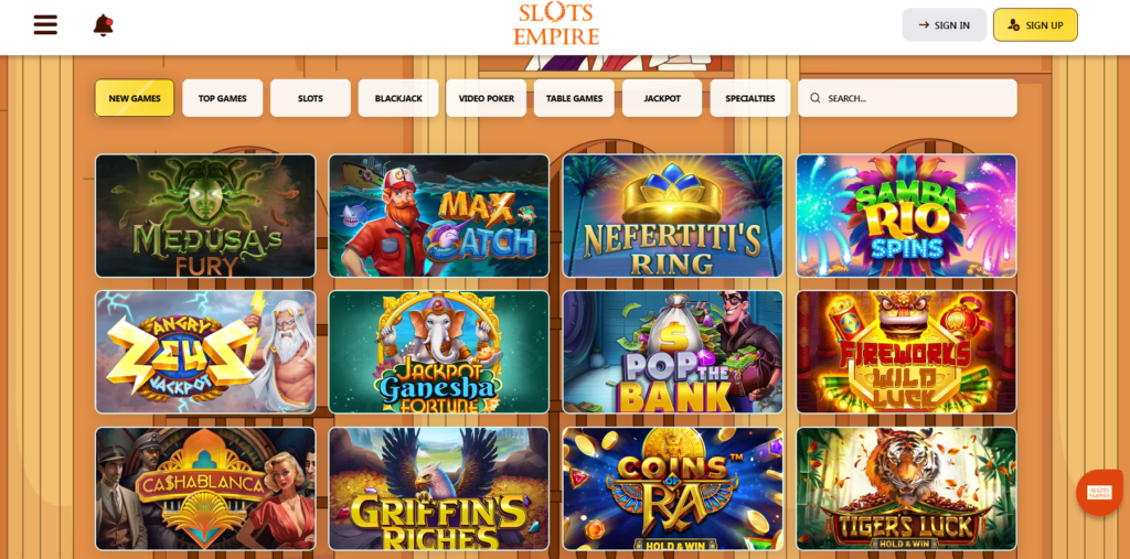 slots empire games