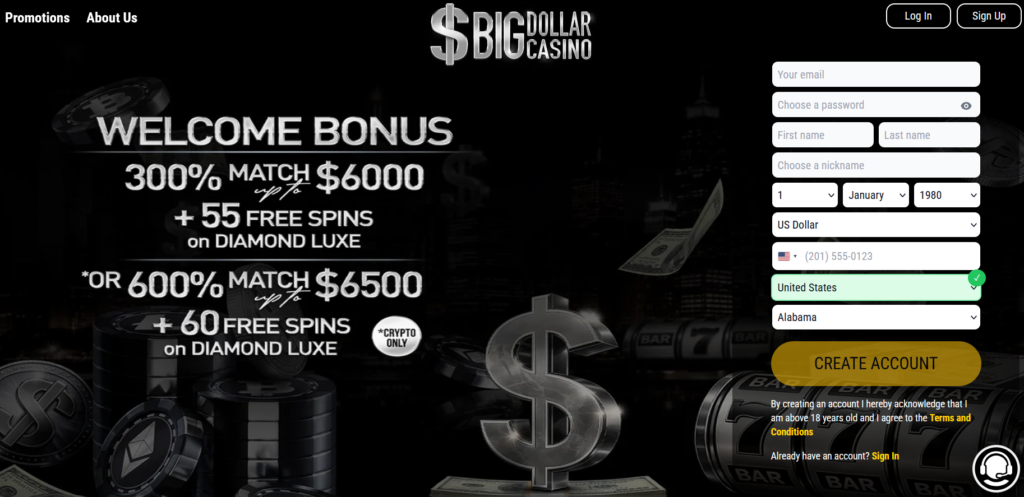 big dollar casino