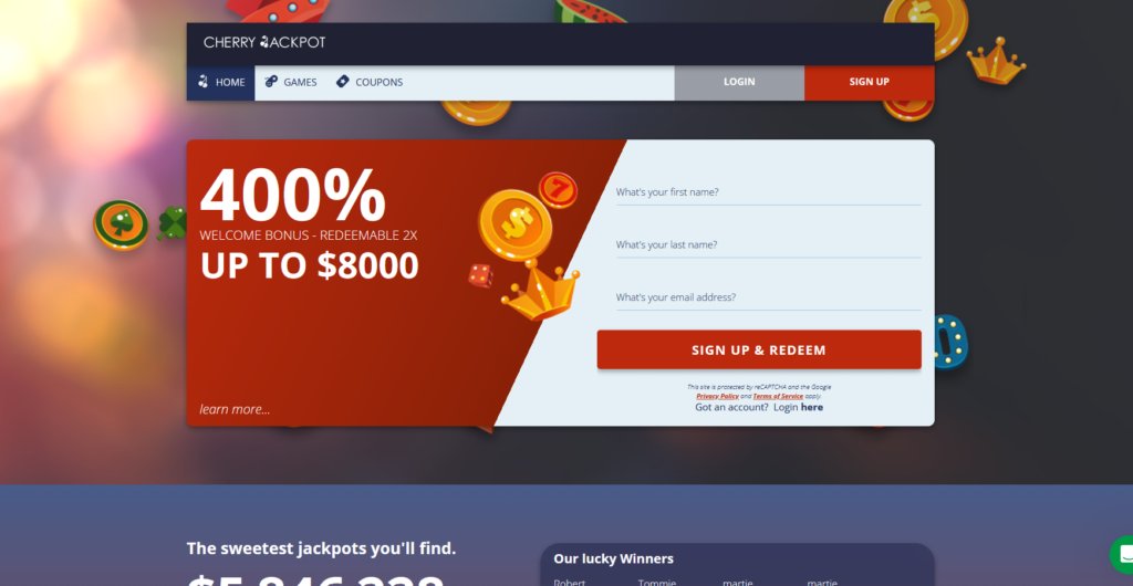cherry jackpot casino