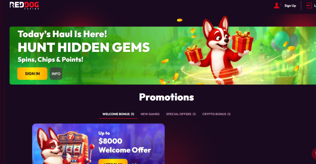 red dog promos