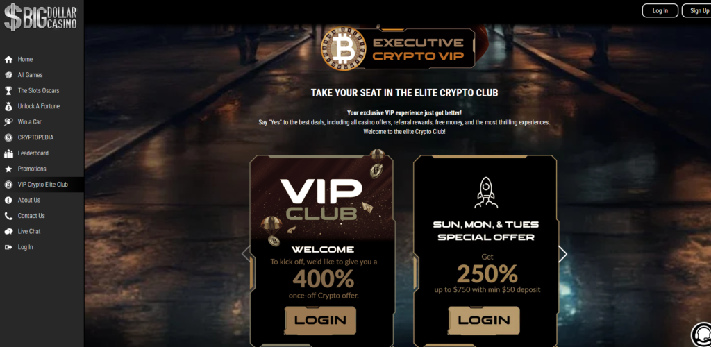 big dollar vip club